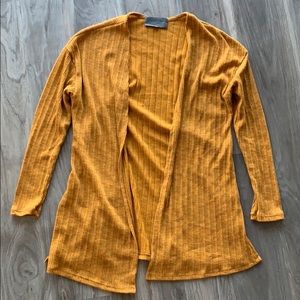Mustard Cardigan with Belt from Sunday in Brooklyn